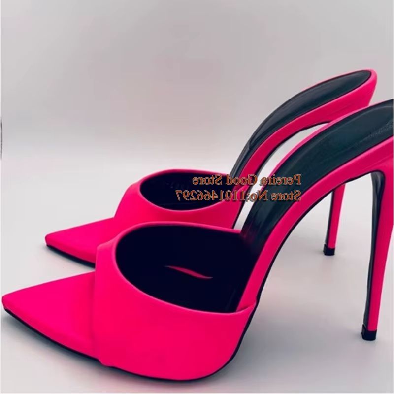 Women'S Shoes Yellow - Candy Colors Pointy Toe Women Slippers