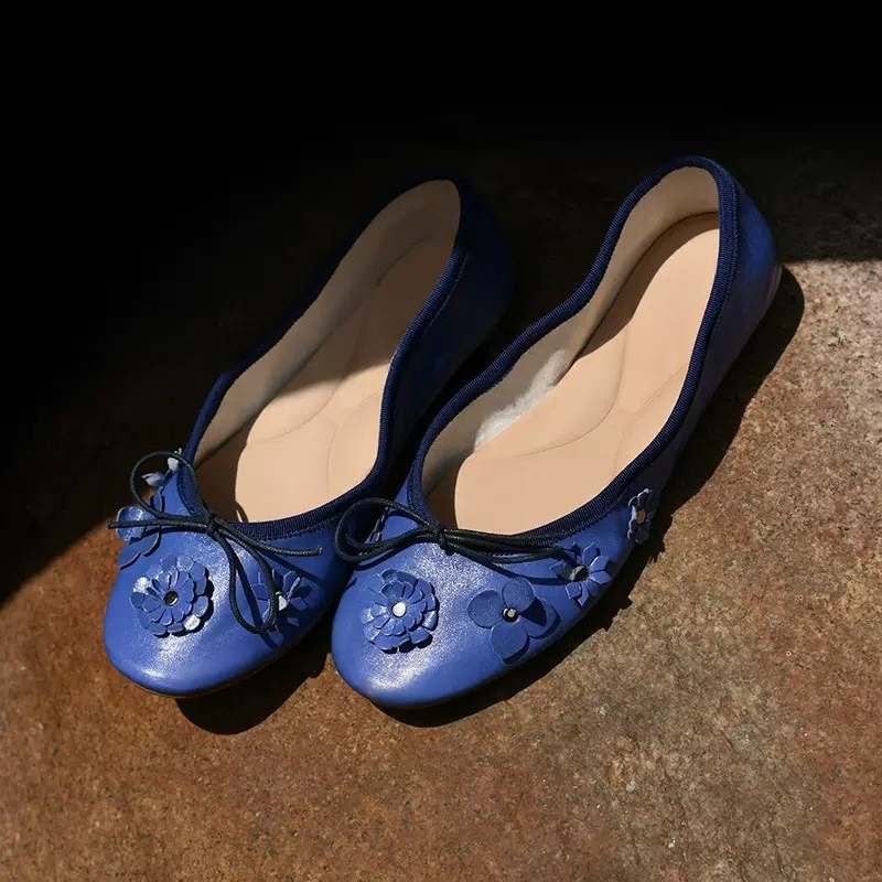 Women Shoes Elegant - Elegant Ballet Style Low Heel Pumps