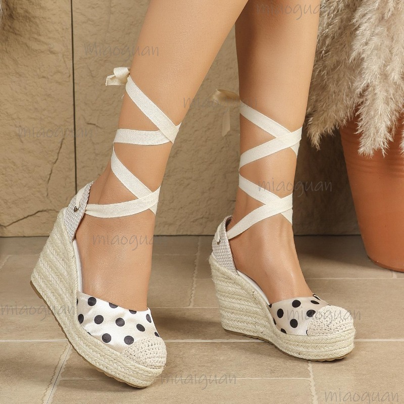 2026 New Spring Summer Women's - Espadrille Wedge Shoes recension och pris