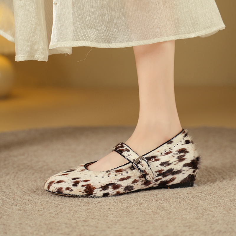 Hot Sale Leopard Horsehair Aut - Women Shoes Mk recension och pris
