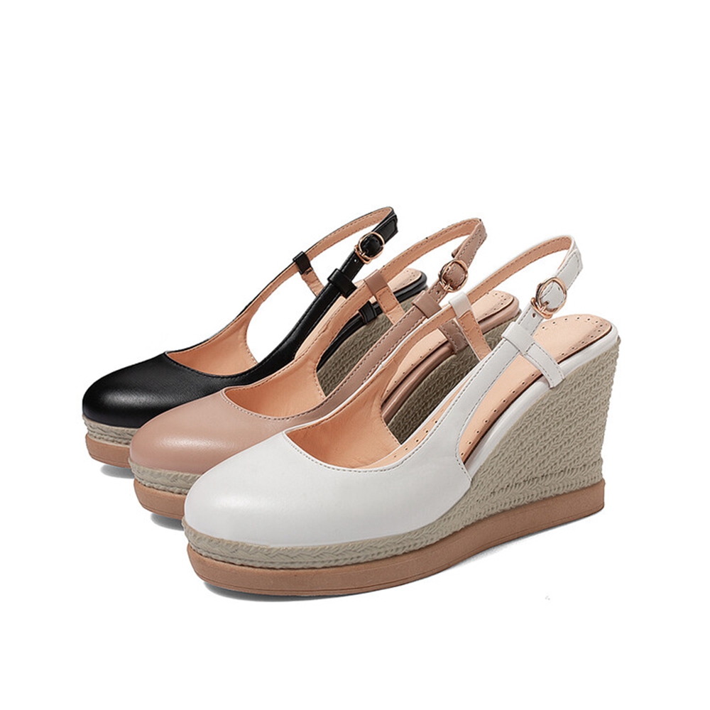Women's T‑Strap Wedge Sandals  - Espadrille Wedge Shoes recension och pris