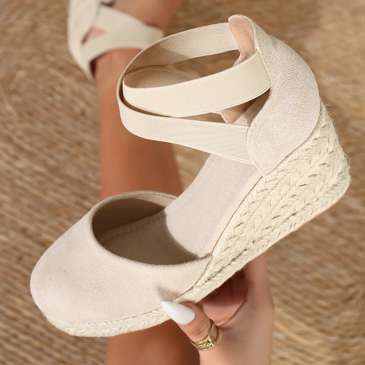 Cover Toe Women's Espadrille W - Espadrille Wedge Shoes recension och pris