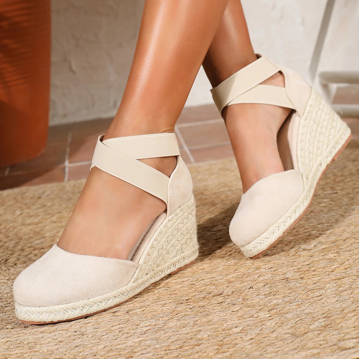 Cover Toe Women's Espadrille W - Espadrille Wedge Shoes recension och pris