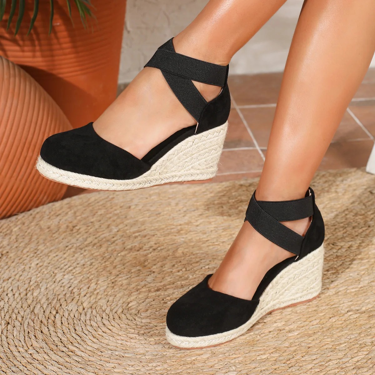 Cover Toe Women's Espadrille W - Espadrille Wedge Shoes recension och pris