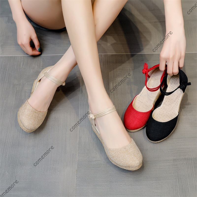Comemore Sandals High Heel Sum - Espadrille Wedge Shoes recension och pris