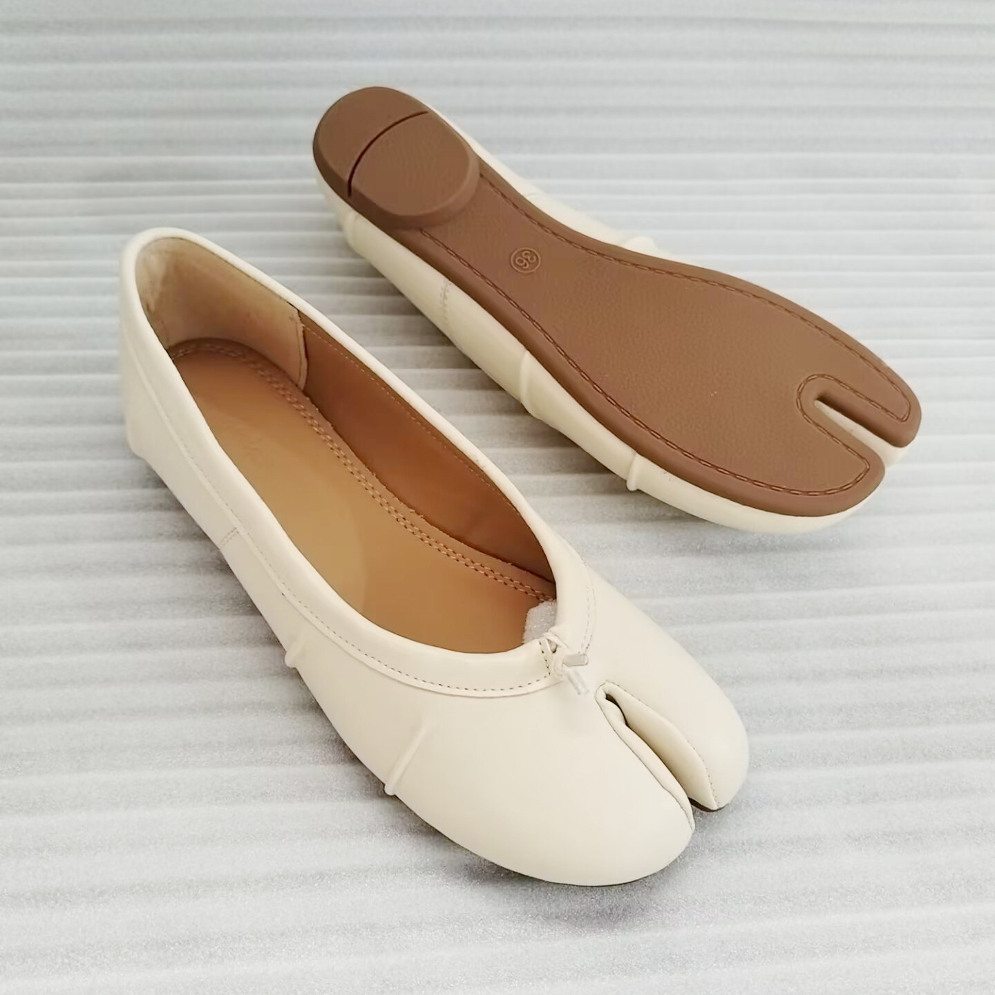 NEW Split Toe Flat Shoes Women - Ballet Flat Women recension och pris