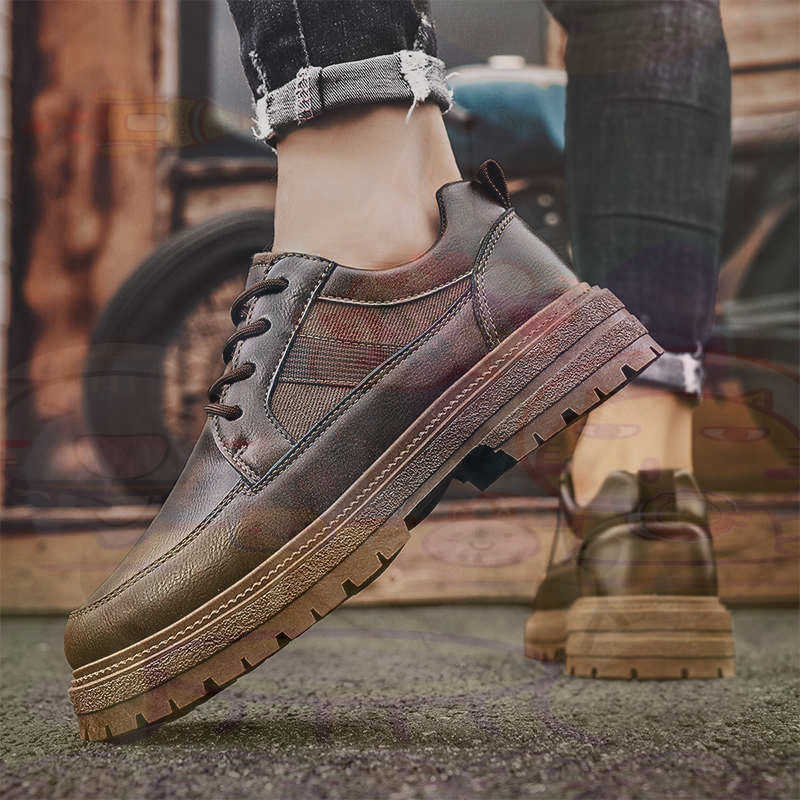 Dark Natural Leather Fashion T - Women Shoes For Big Feet recension och pris