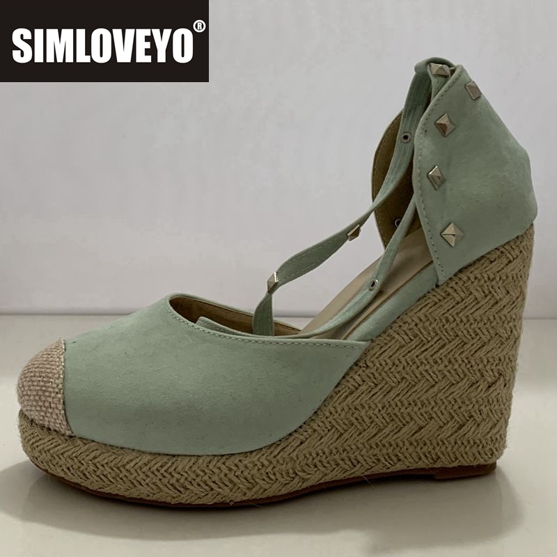 SIMLOVEYO espadrilles Women we - Espadrille Wedge Shoes recension och pris