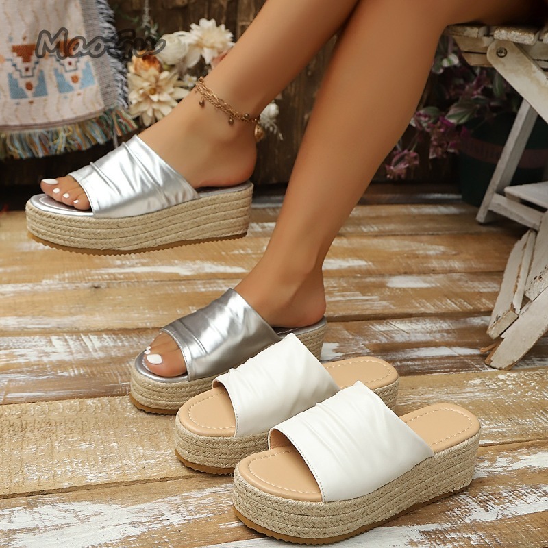 Women's Ruched Espadrille Wedg - Espadrille Wedge Shoes recension och pris
