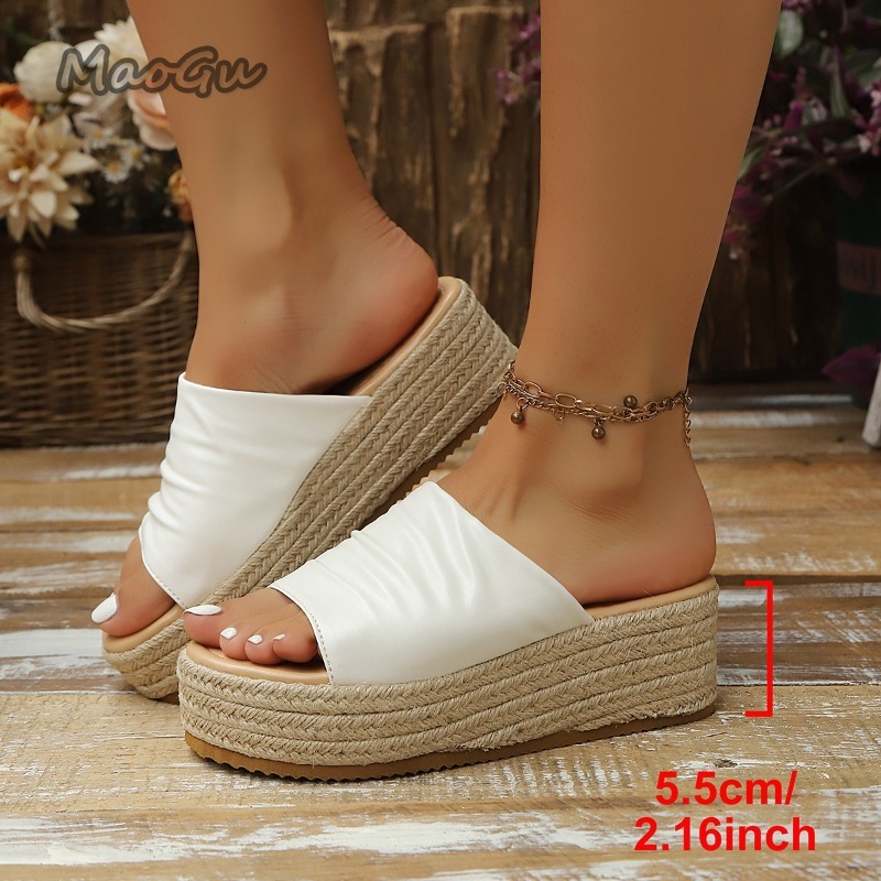 Women's Ruched Espadrille Wedg - Espadrille Wedge Shoes recension och pris