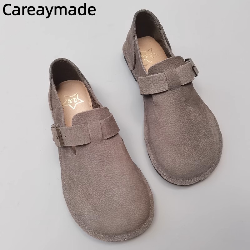 Careaymade-Genuine leather pur - Women Shoes For Big Feet recension och pris