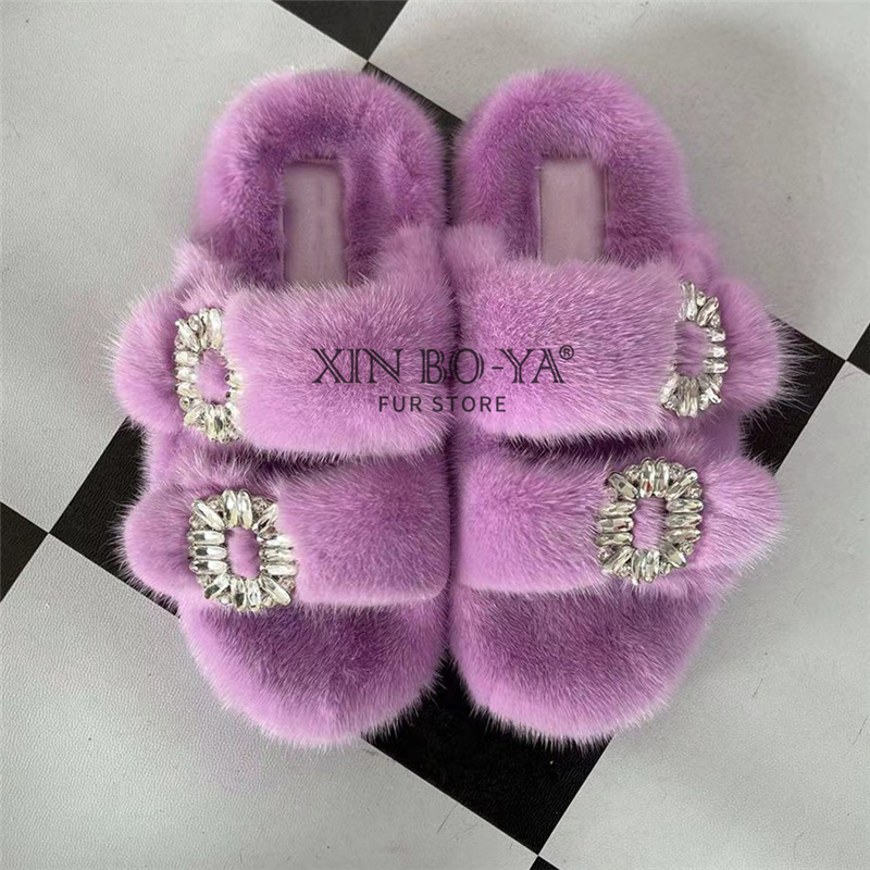 Mink Slippers Winter Women's S - Women Shoes Mk recension och pris