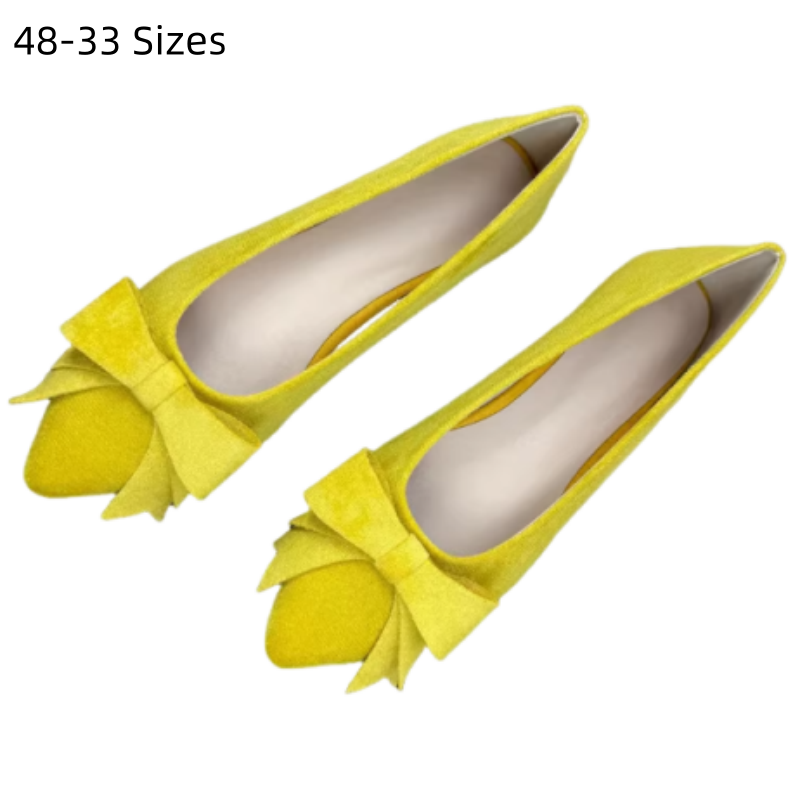 Lady Flock Butterfly Lemon Yel - Women Shoes For Big Feet recension och pris