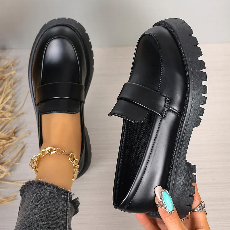 Plus Size 35-43 Black Pu Leath - Women Shoes Japan recension och pris