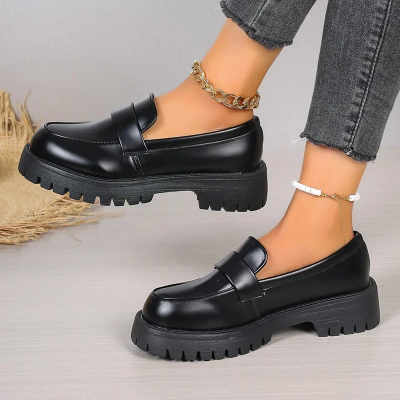 Plus Size 35-43 Black Pu Leath - Women Shoes Japan recension och pris