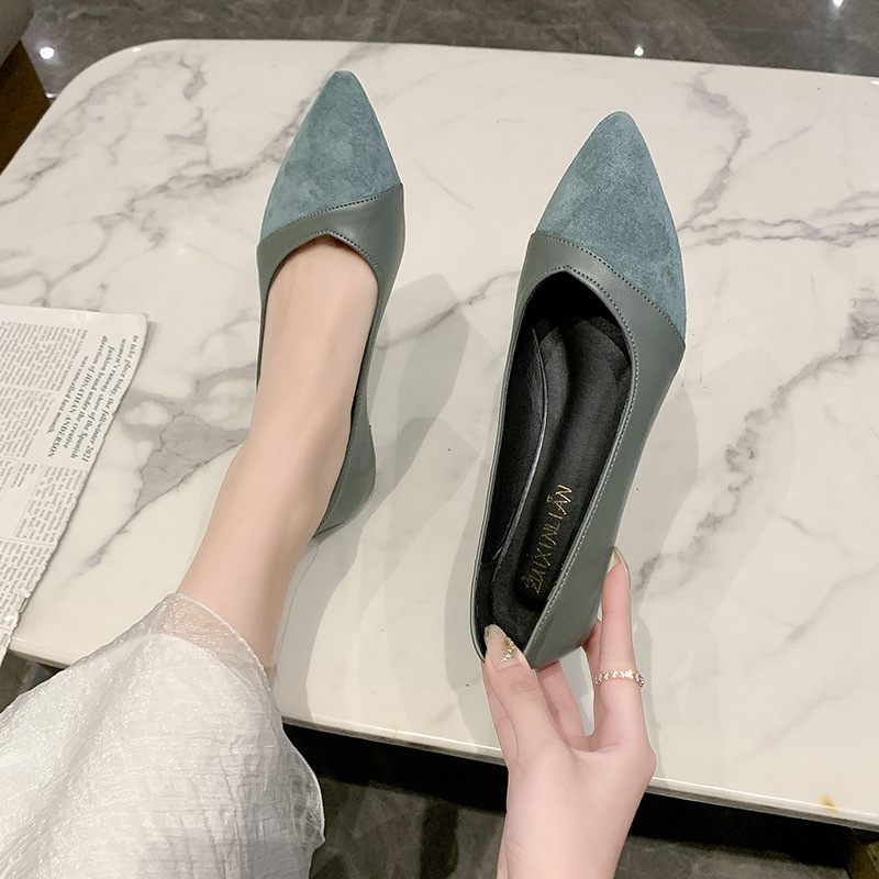Flat black leather shoes for w - Women'S Shoes For Work recension och pris