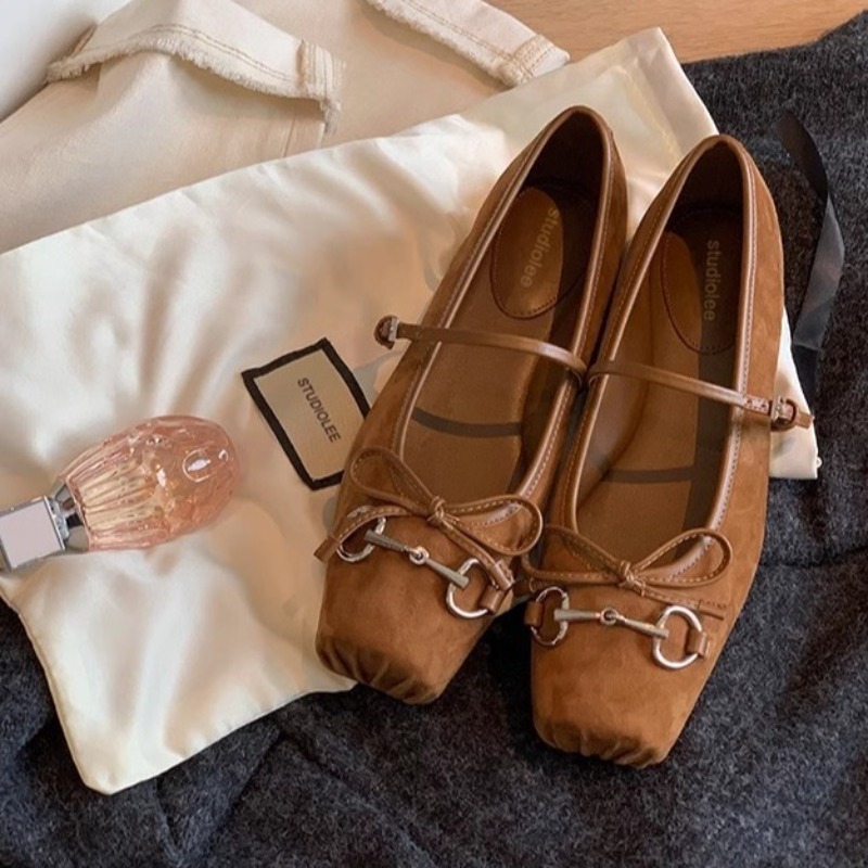 Women's Suede Mary Jane Shoes  - Ballet Flat Women recension och pris