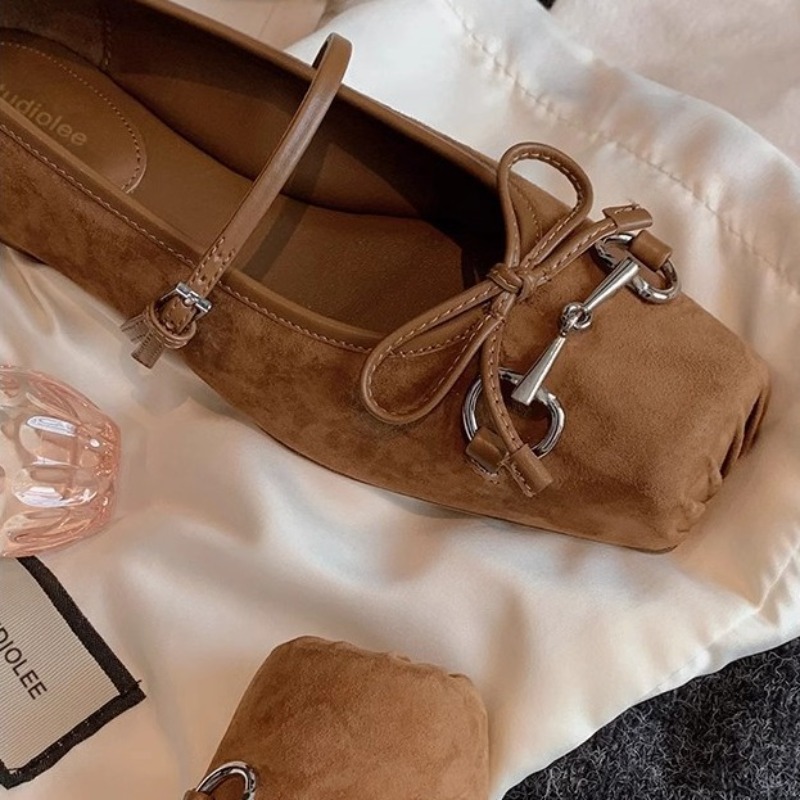 Women's Suede Mary Jane Shoes  - Ballet Flat Women recension och pris
