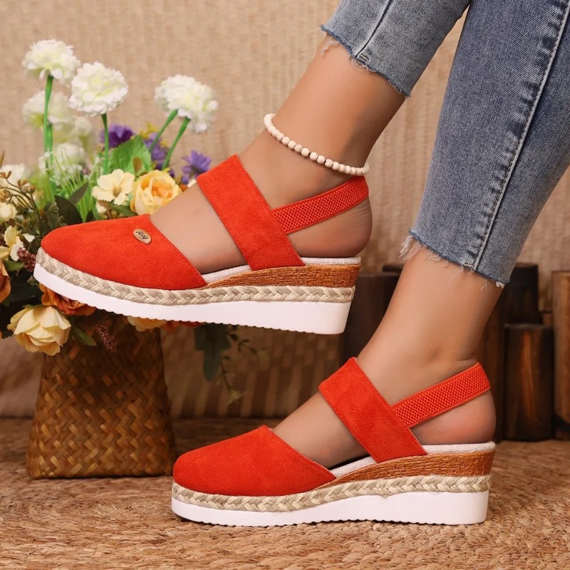 Women Closed Toe Wedge Sandals - Espadrille Wedge Shoes recension och pris