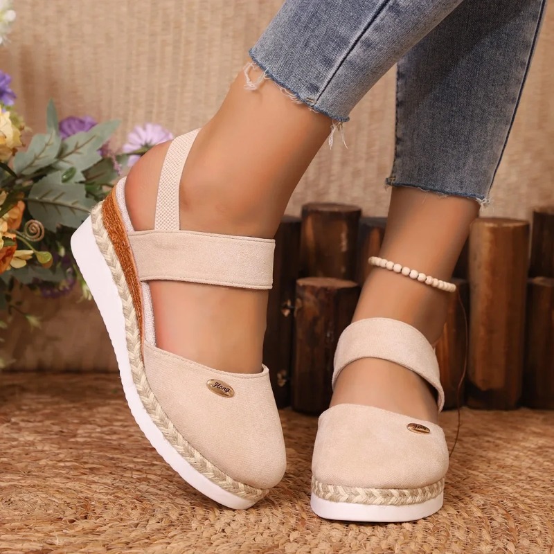 Women Closed Toe Wedge Sandals - Espadrille Wedge Shoes recension och pris
