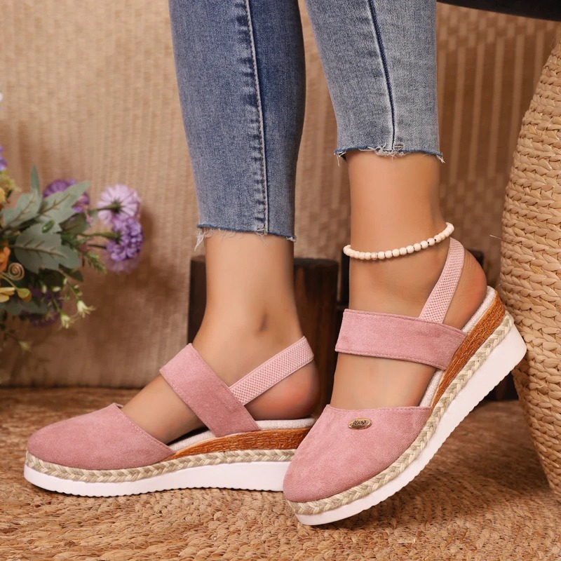 Women Closed Toe Wedge Sandals - Espadrille Wedge Shoes recension och pris