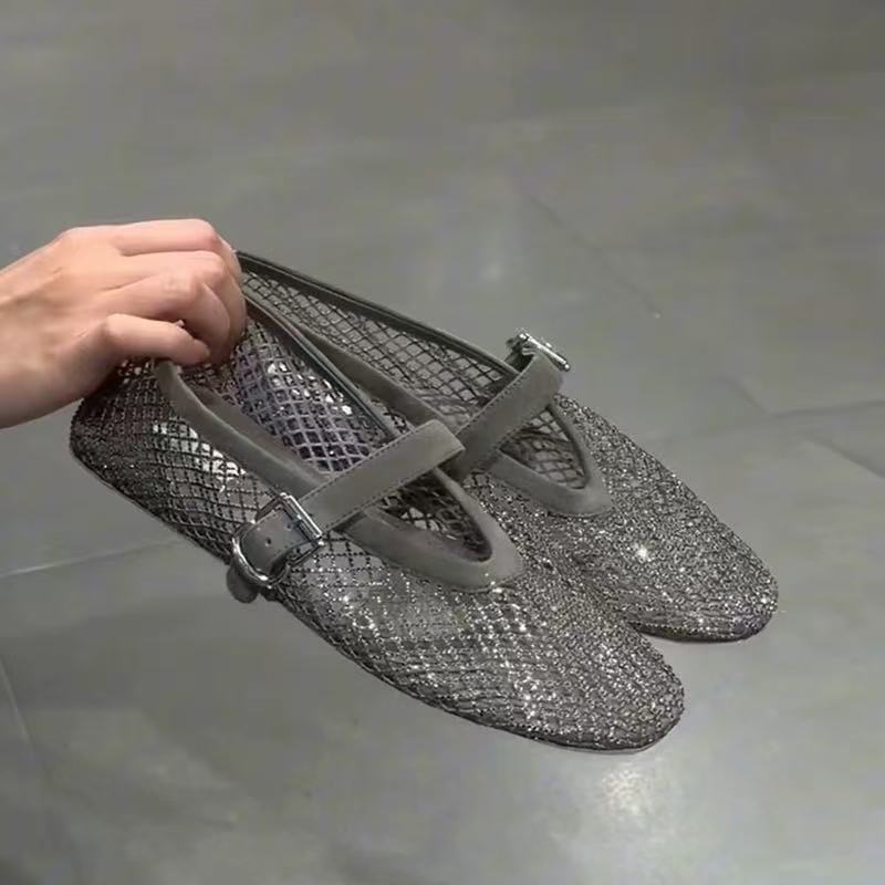 Hollow Rhinestone Baotou Sanda - Women'S Shoes Toms recension och pris