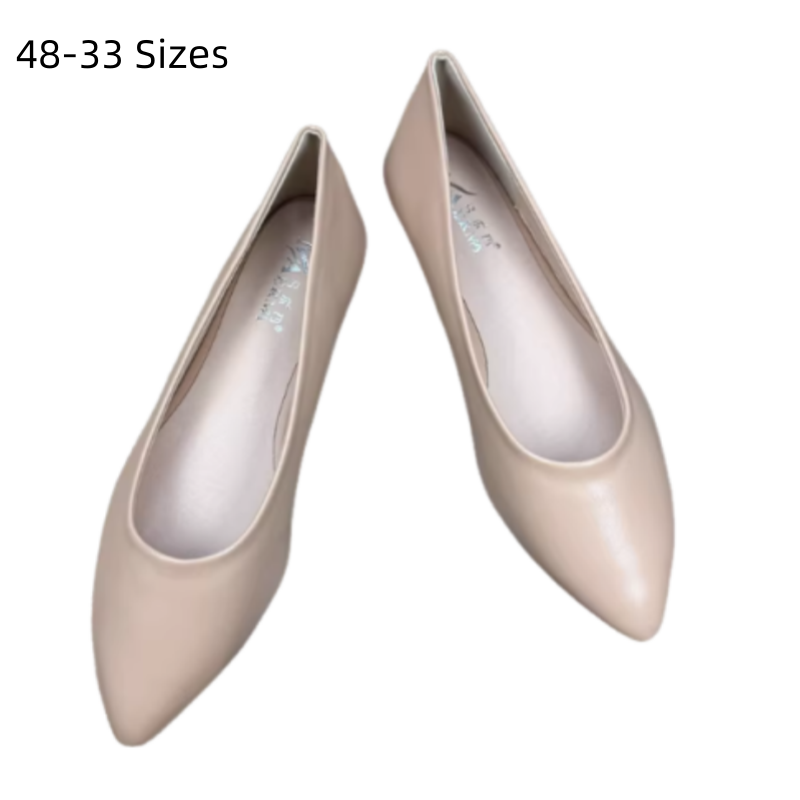 Women Simple Flats Pointed Tol - Women Shoes For Big Feet recension och pris