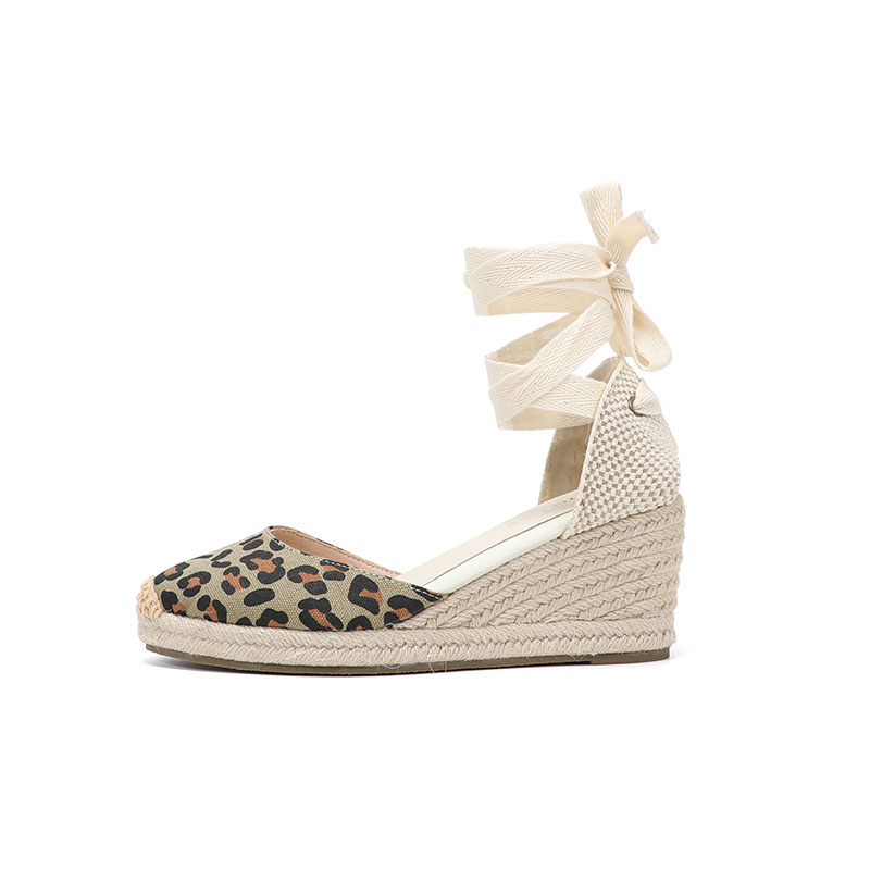 Women Wedge Sandals 7CM Lace U - Espadrille Wedge Shoes recension och pris