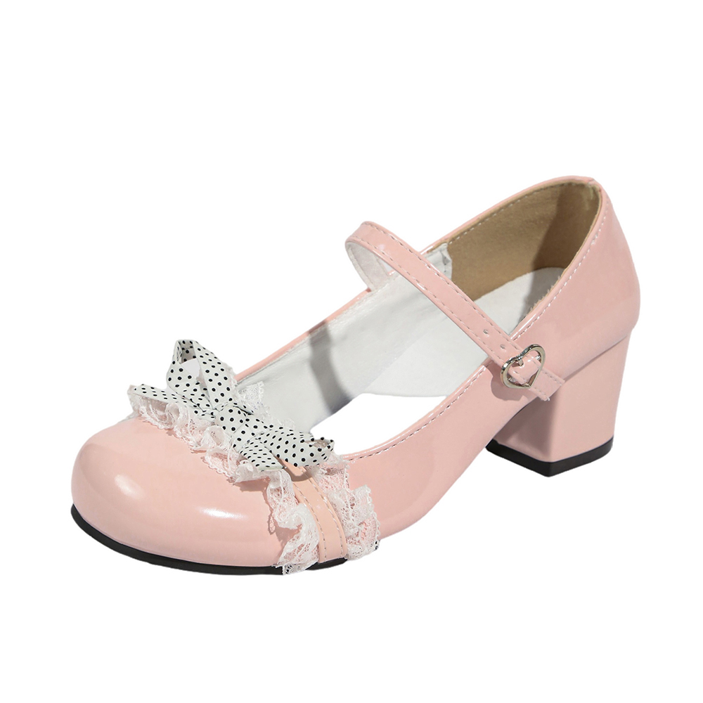 Mid-heel Round-toe Mary Jane S - Women Shoes Elegant recension och pris