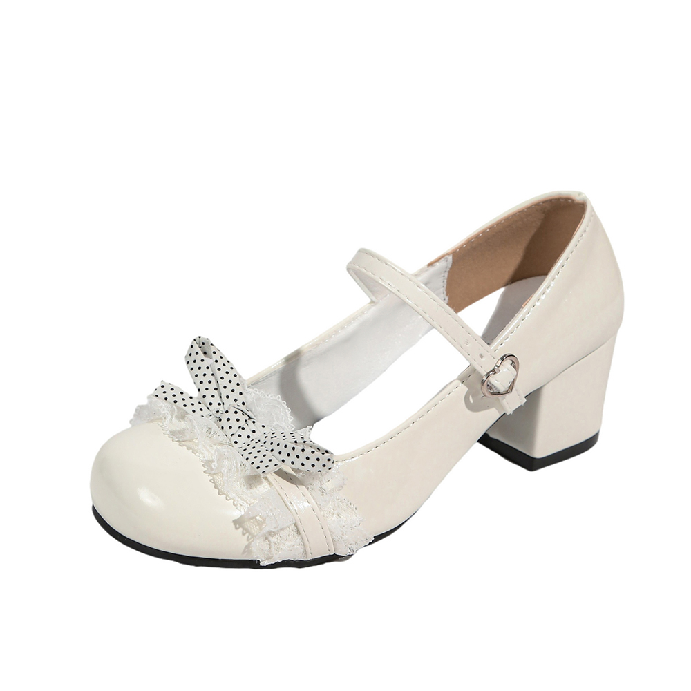 Mid-heel Round-toe Mary Jane S - Women Shoes Elegant recension och pris