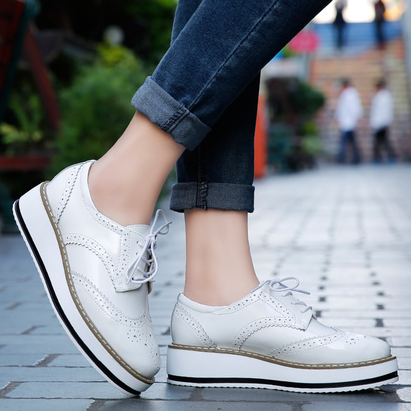 Women Loafers Shoes Leather Th - Espadrille Wedge Shoes recension och pris