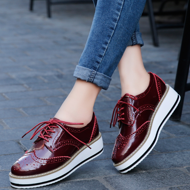 Women Loafers Shoes Leather Th - Espadrille Wedge Shoes recension och pris